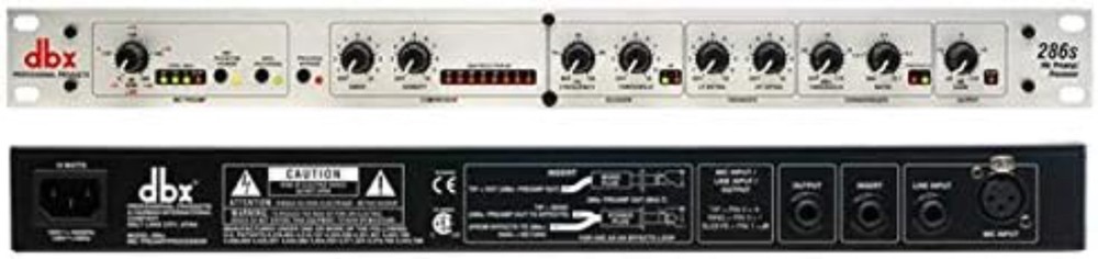 Professional 1U Microphone Preamp with 4 Effects - Precision Sound Control