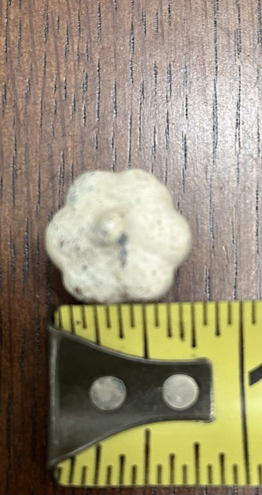 6 Vintage Old Cast Iron Cabinet Drawer Flower Door Knobs Handle Pull. Rustic.