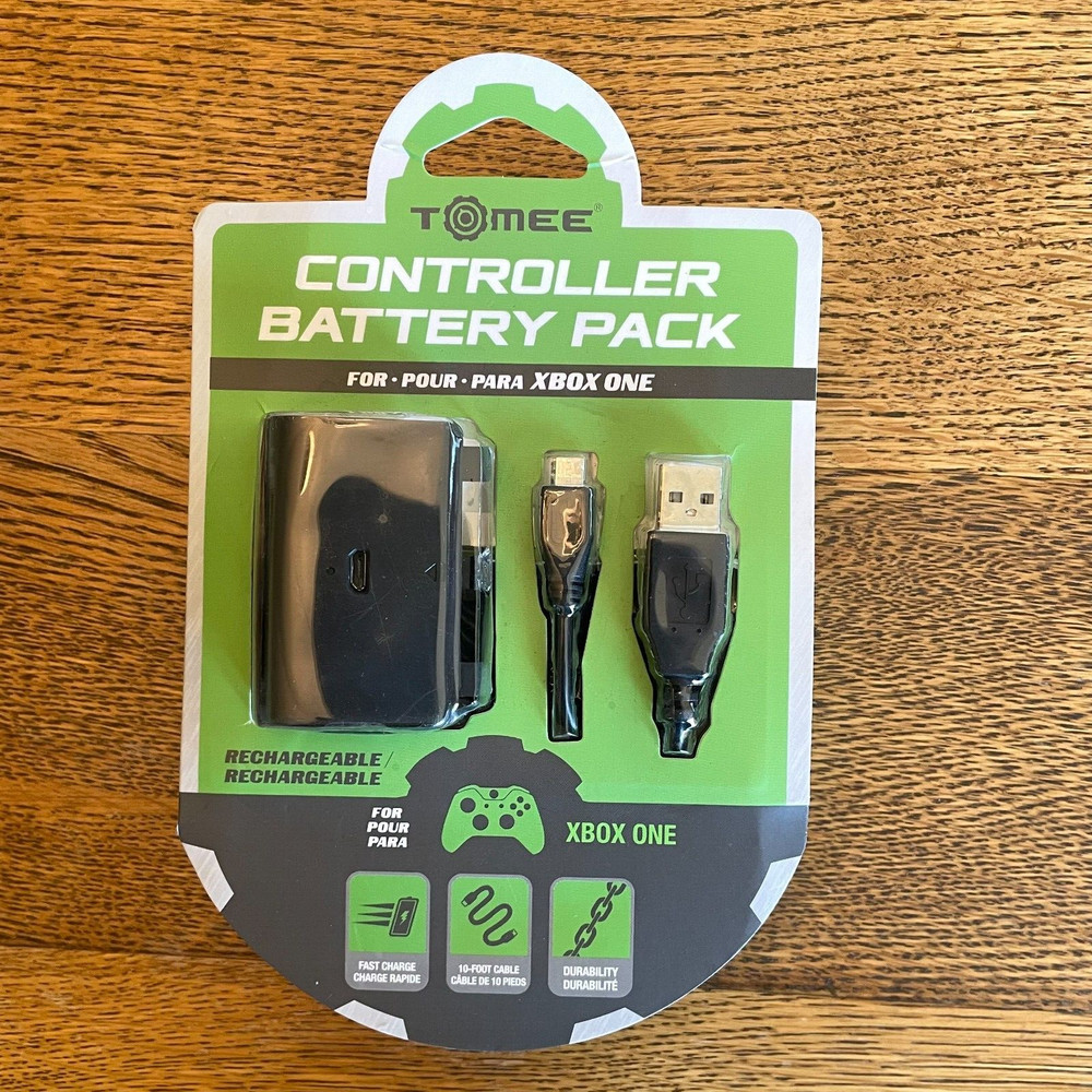 Rechargeable Controller Battery Pack for Microsoft Xbox One by Tomee Black