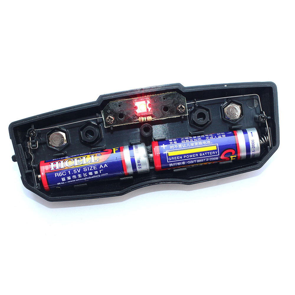 Cycling Bicycle Rear Reflector LED Tail Light Fit For Luggage Rack Acces Bike ++