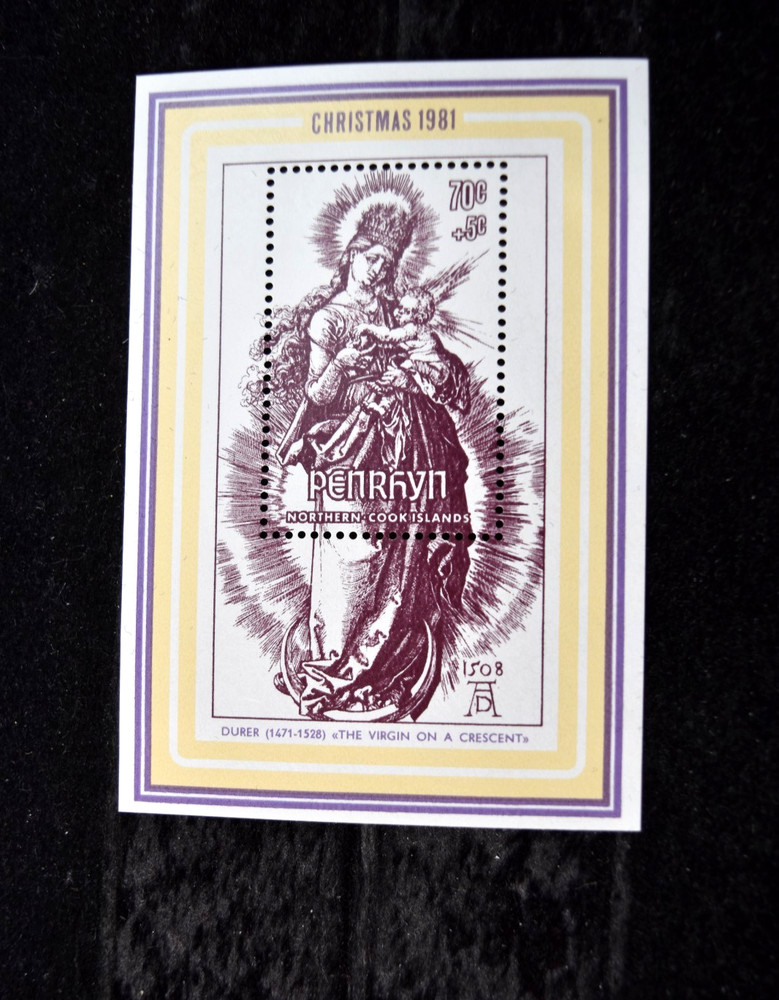 PENRHYN XMAS 1981 M/S MNH
