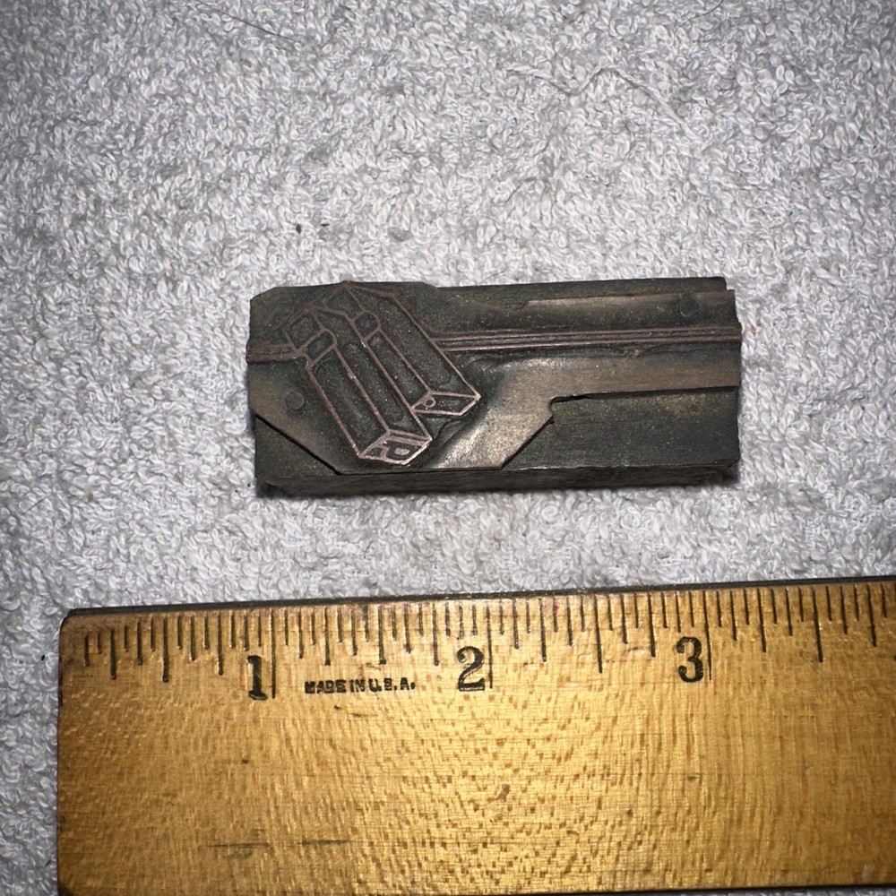 Printing Block ( Unknown image ) Copper Face