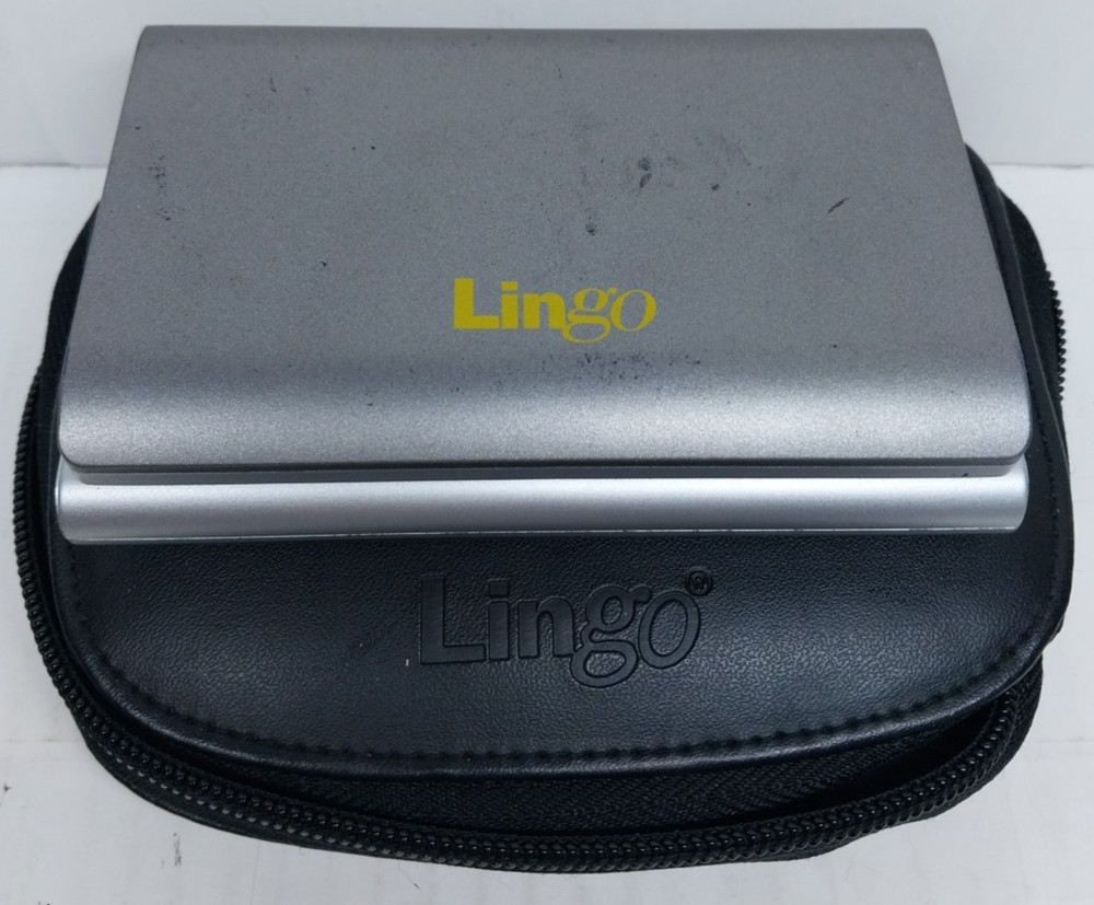 LINGO Pacifica Talk TR-2203 10 Language Talking Translator w/ Case - WORKING