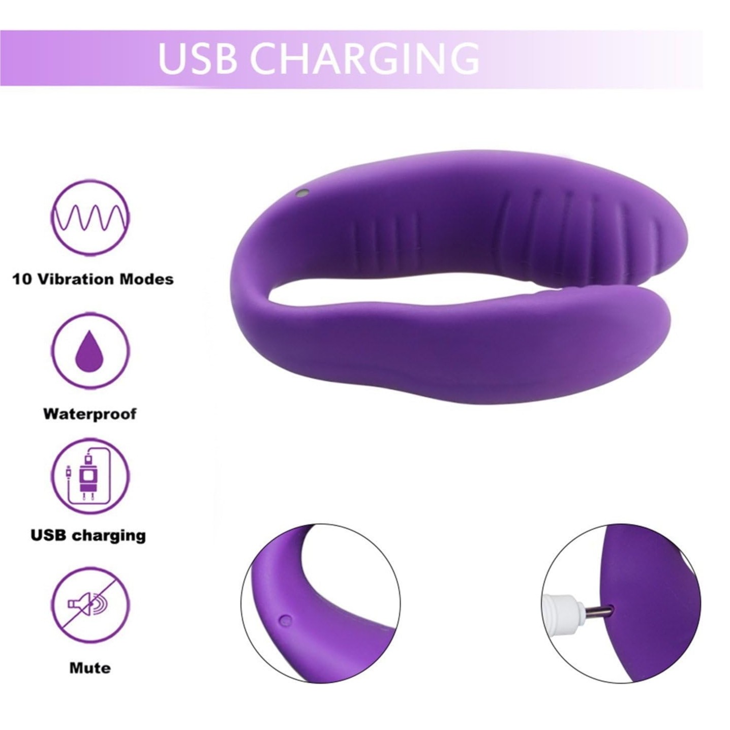 Sex Toys for Women Orgasm Vibrator-Clit G-Spot Dildo Massager Rechargeable-Anal