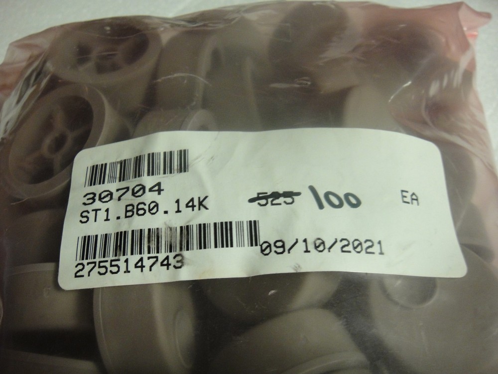 (100) Oscilloscope Dot Knobs ? Grey actual bag pictured