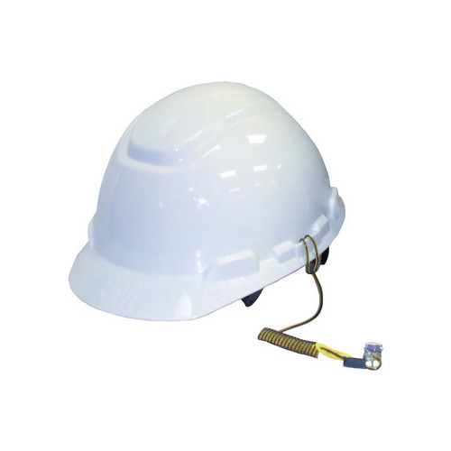 Python Safety Hard Hat Coil Tether, 4" to 34", up to 2 lbs, 10 Pack