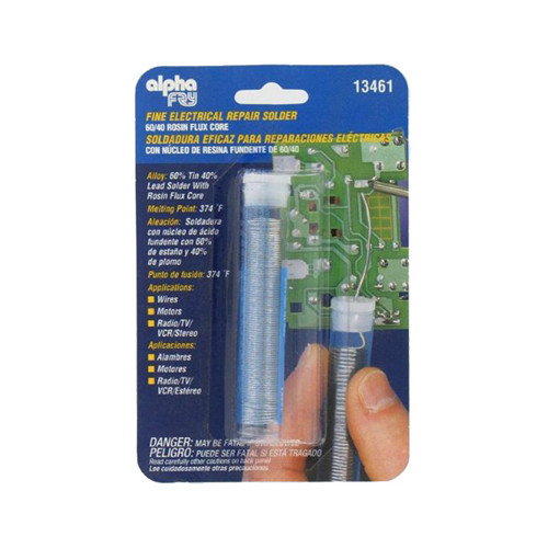 Alpha Metals AM13461 Leaded Electrical Solder, 0.5-oz., .032-Diameter - Quantity