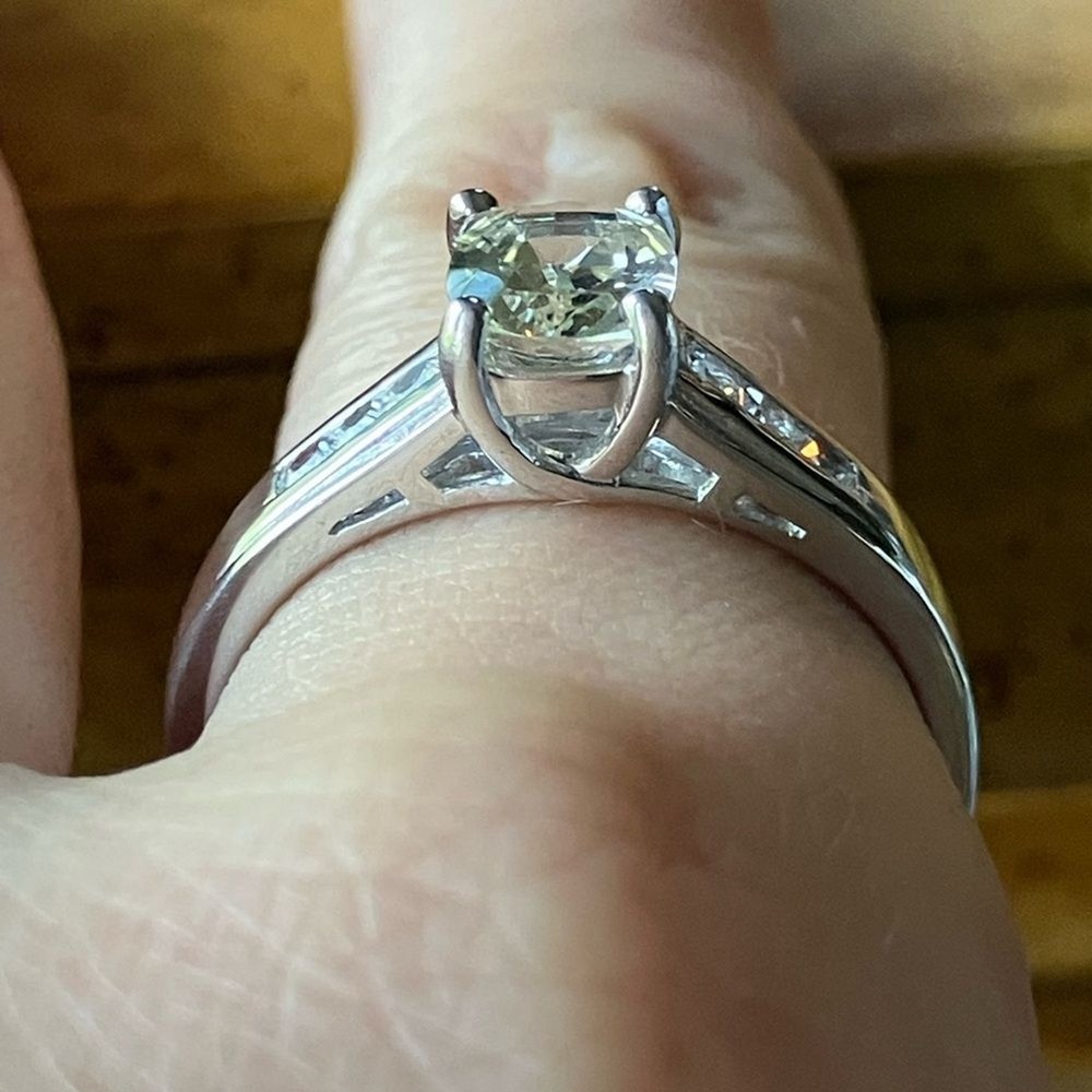 Yellow Labradorite Sterling Silver Ring Size 10