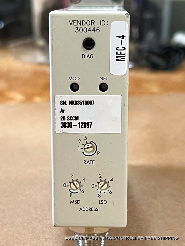 USED CE MASS FLOW CONTROLLER FREE SHIPPING