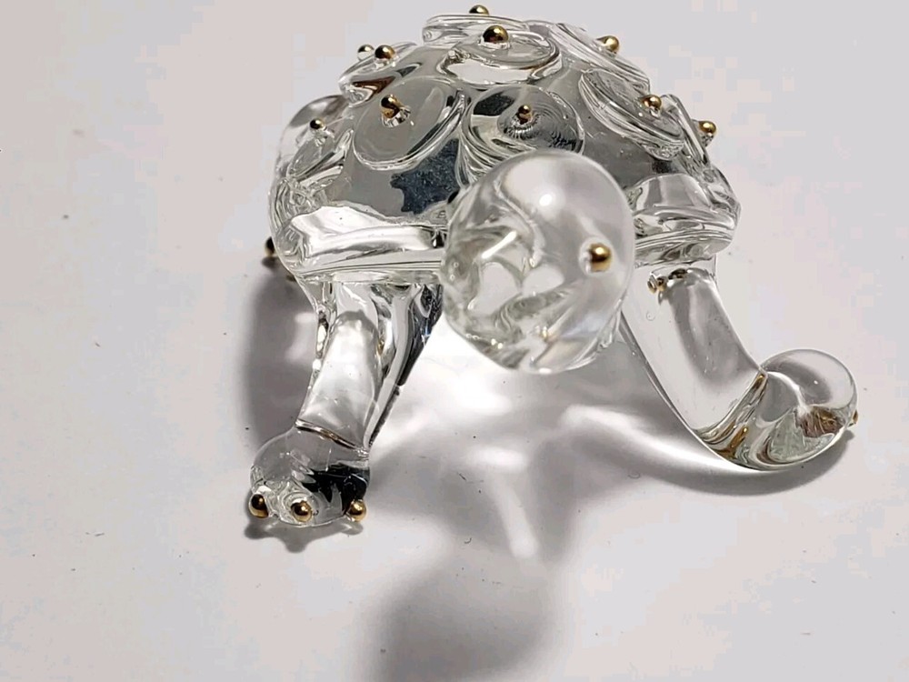 Glass Turtle Figurine About Face Designs Make Each Day Count IN BOX 2000