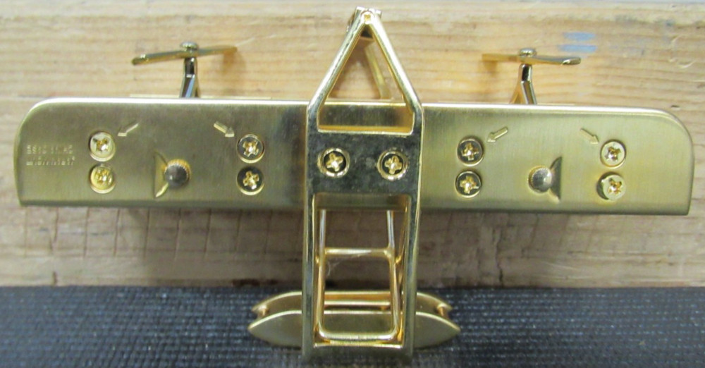 RARE Smithsonian Bulova Wright Brothers desktop twin clock
