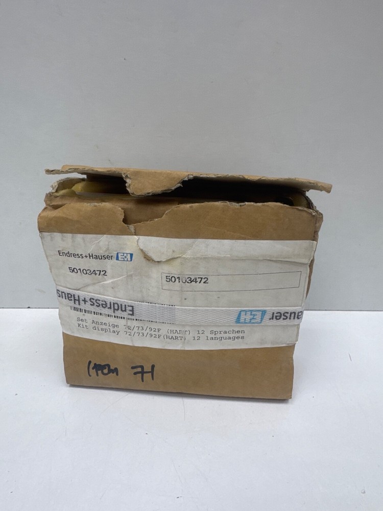 ENDRESS + HAUSER PROMASS FLOW METER LCD DIGITAL DISPLAY PANEL 50103472