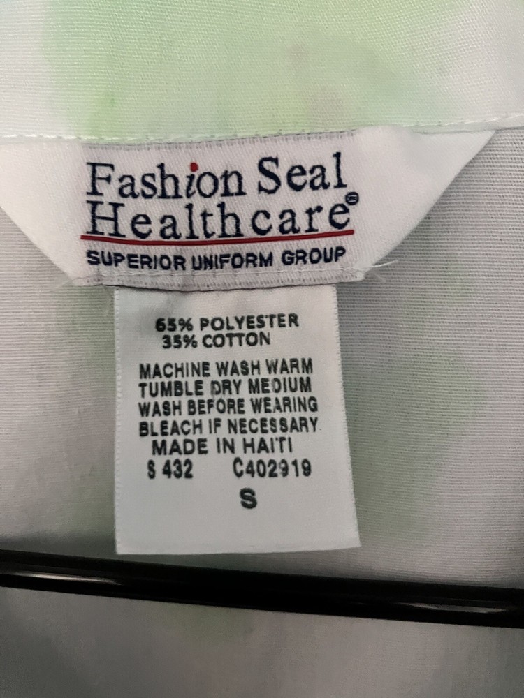 Lightly Tie-Dyed Lab Coat Small