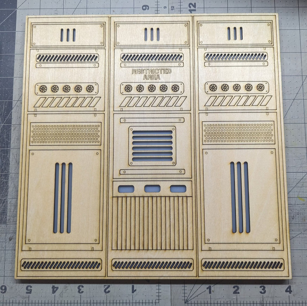 Sector Diorama Prop Wall 1/12 Scale