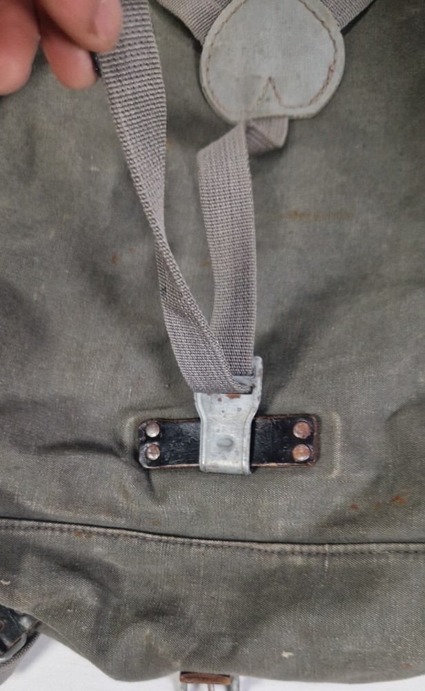 Vintage Austrian Military Bag Backpack