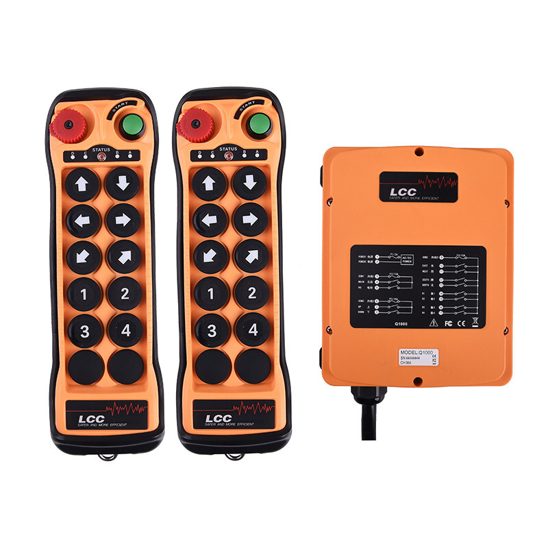 Hydraulic Crane 10 Buttons Industrial Wireless Remote Control Lifting Switch