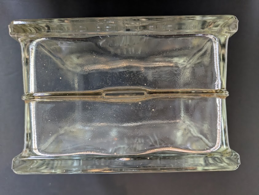 Antique Esso Glass Block Advertising Piggy Bank World's Fair 1939