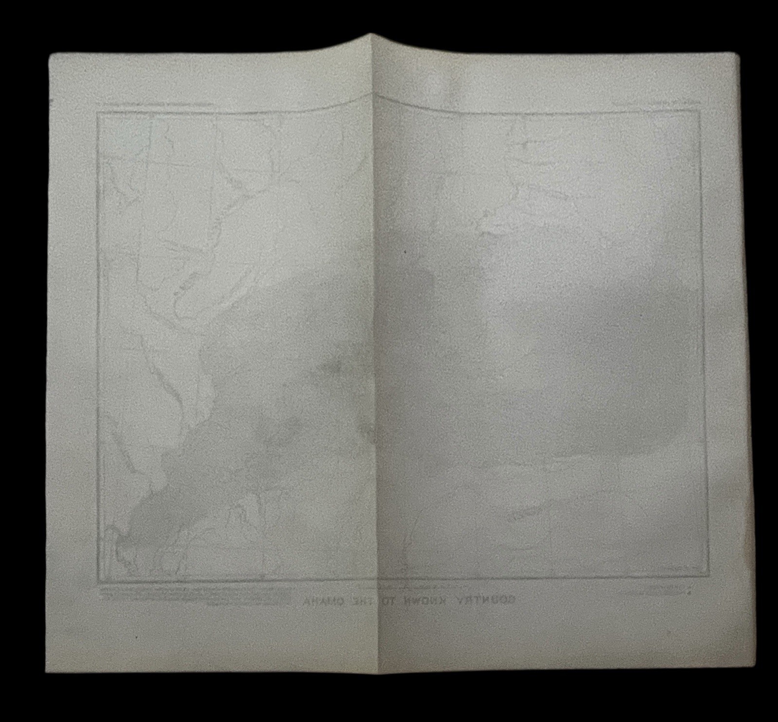 1905 Country Known To The Omaha Tribe Native American Indian Map