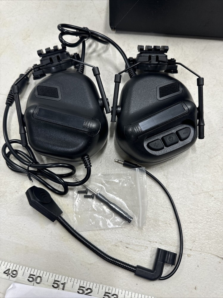 Communication Headset V Helmet Wearing Version -Black