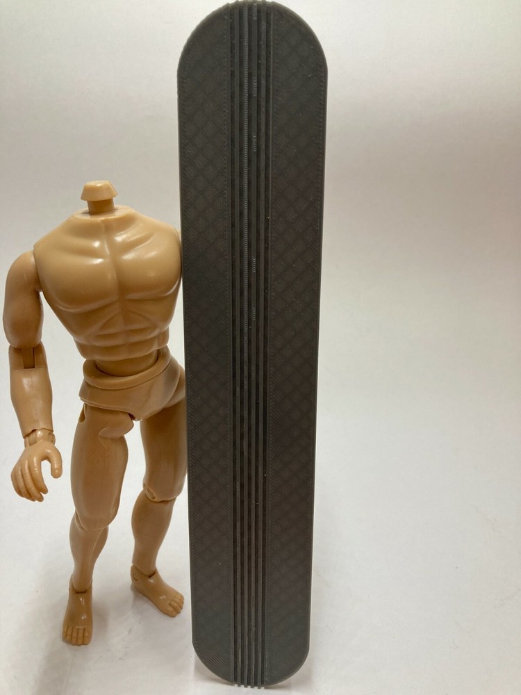 CUSTOM MEGO SCALE SILVER SURFER SURFBOARD FOR 8 INCH FIGURE 1/9 (H25)