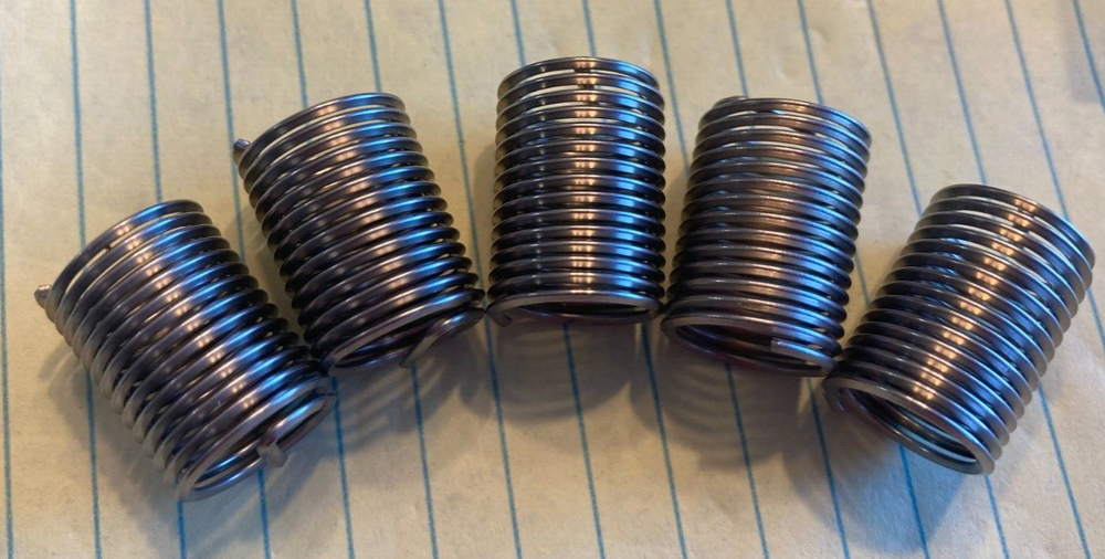 5 pcs Helicoils 7/16 - 20 x .875 Stainless