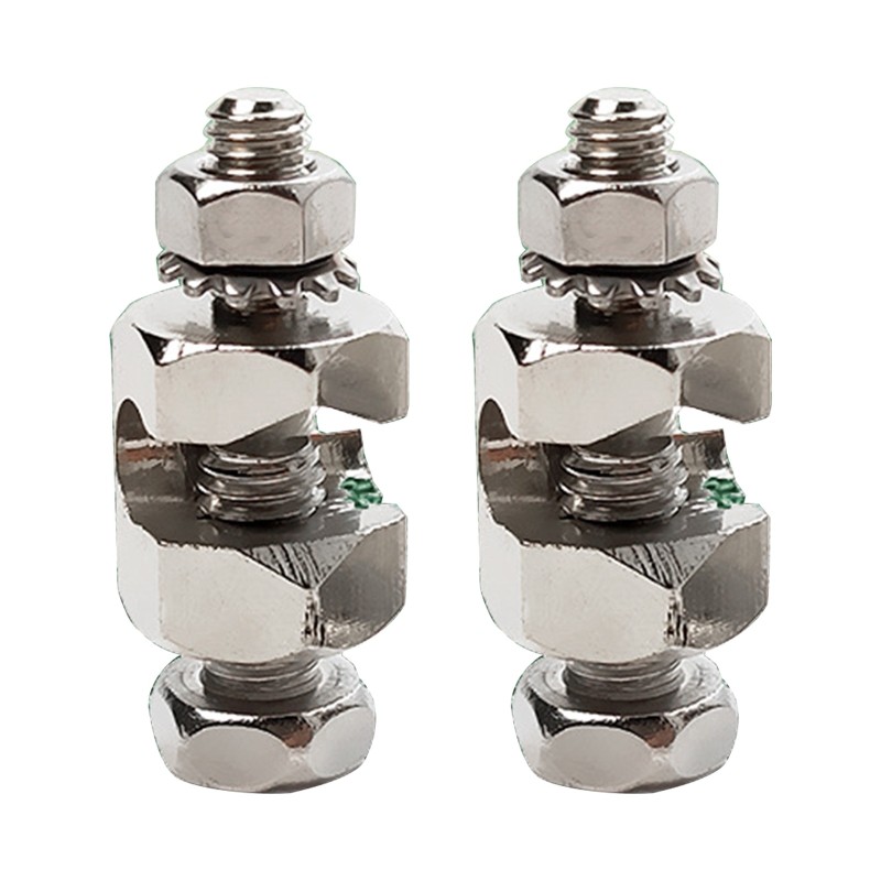 2 Pcs Grounding lug Solar Panel Fasteners Clips for for Protection Cab