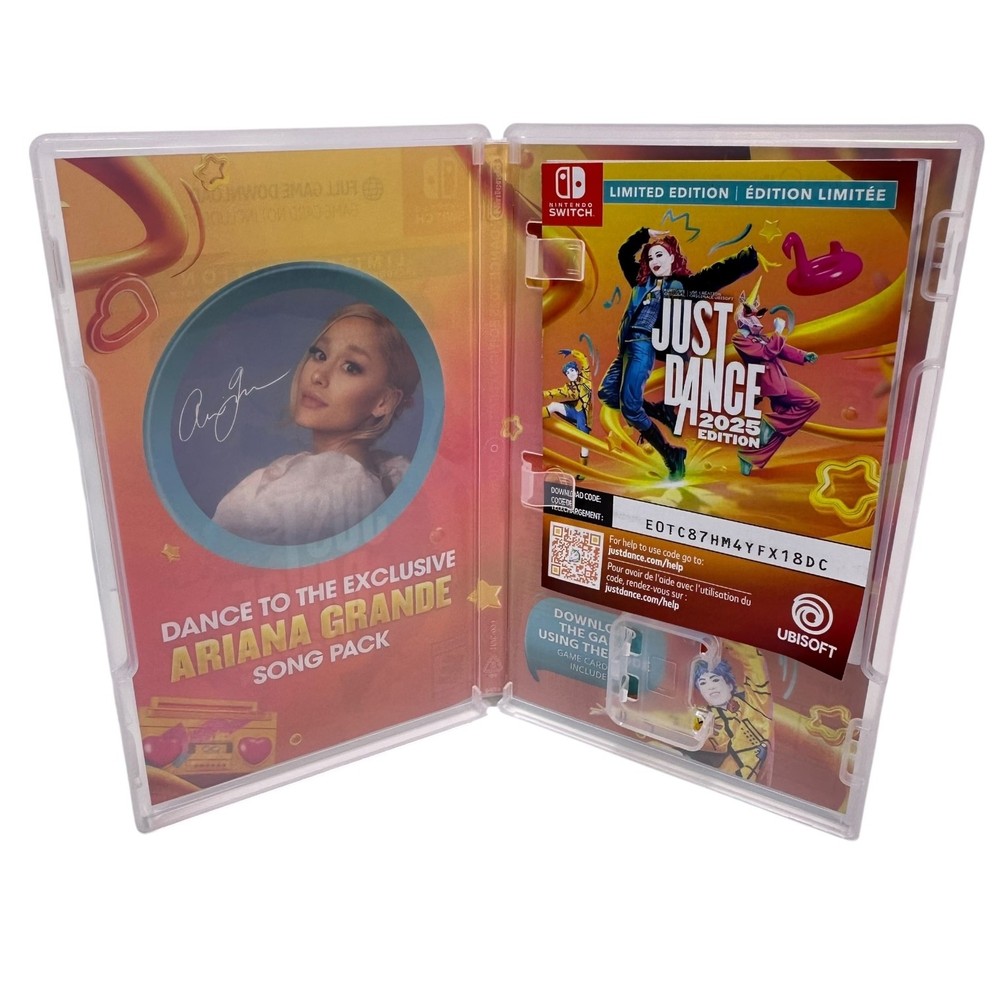 Just Dance 2025 & 2022 Nintendo Switch Case ONLY Bundle w/ UNTESTED Bonus Code