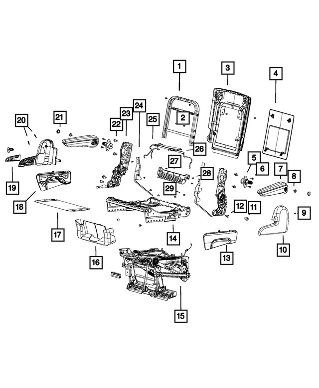 Genuine Mopar Fold Flat Shield 5MJ90DX9AB