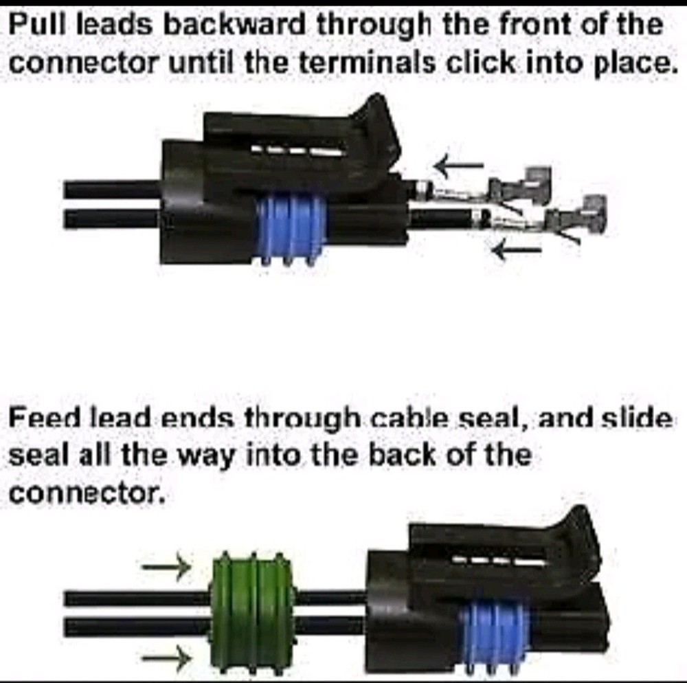 GM COOLANT TEMP SENSOR 3/8 NPT / & Plug Connector / HalTech FuelTech MaxxEcu