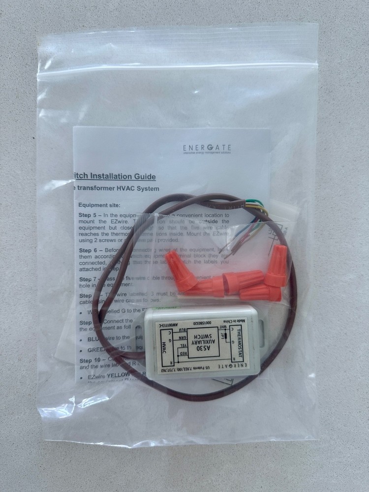 Energate EZWire AS30 Auxiliary Switch - NEW