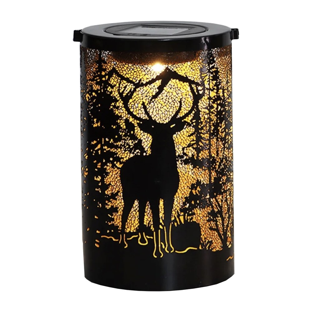 Drip Depot Solar Deer Lantern