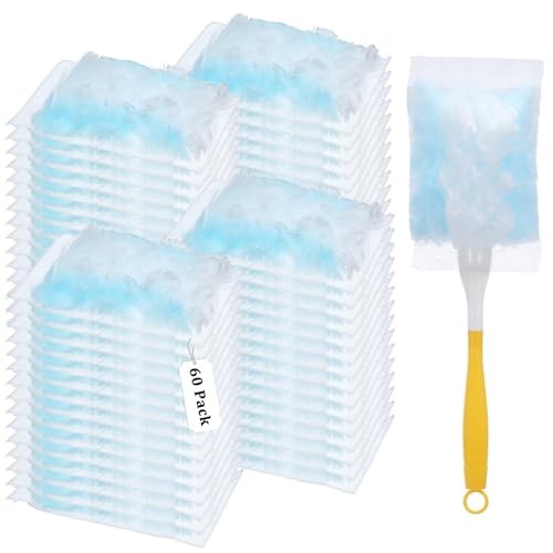 60 PCS 180° Duster Refills Compatible with Dusters 180 Handle Dusters, Heavy
