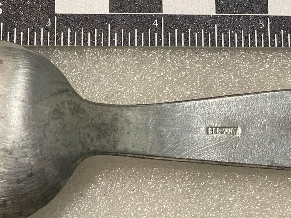 WWII German Three Piece Mess Fork, Spoon & Fork Set