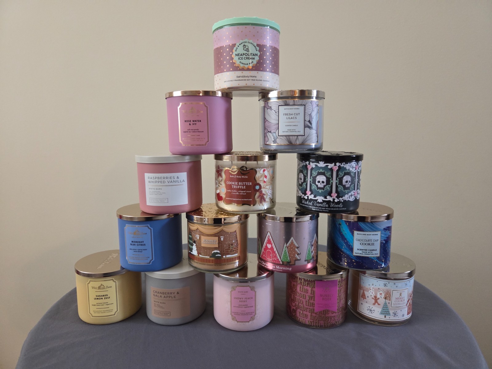 ✨UPDATED LIST! ✨BRAND NEW!!✨ Bath & Body Works 3-wick candles