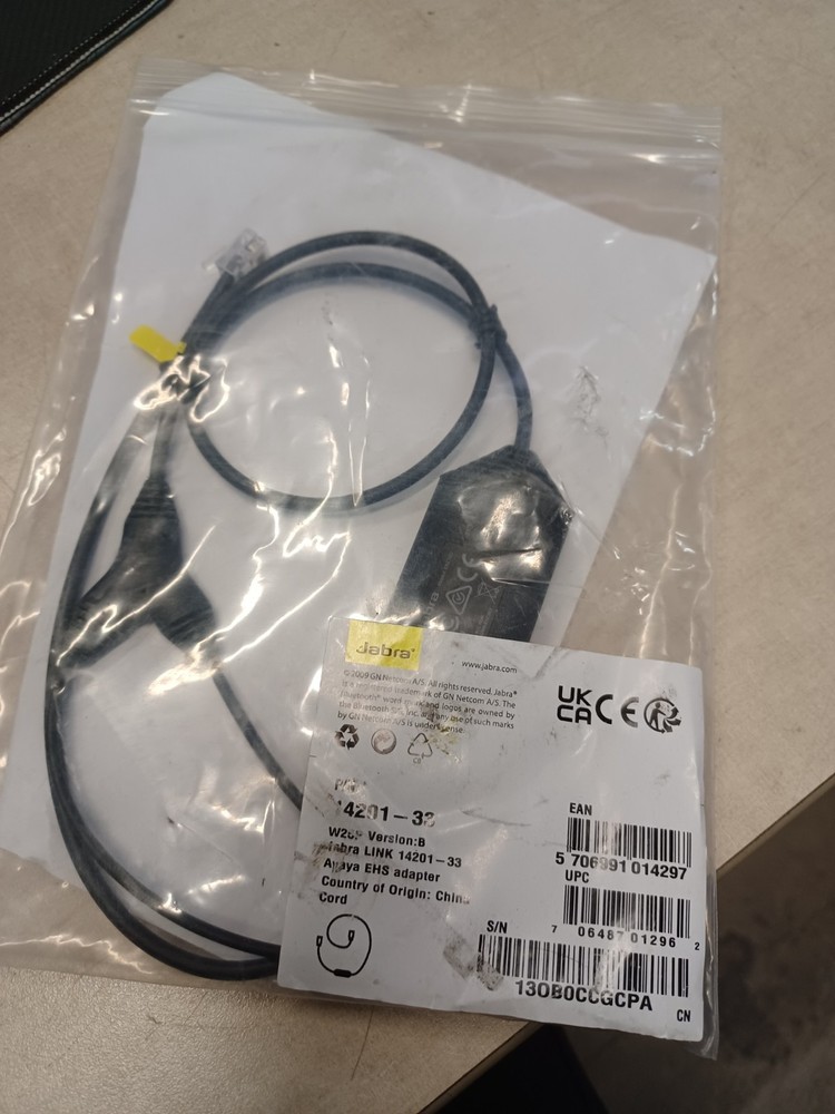 Jabra LINK - Electronic Hook Switch Adapter for Headset 14201-33