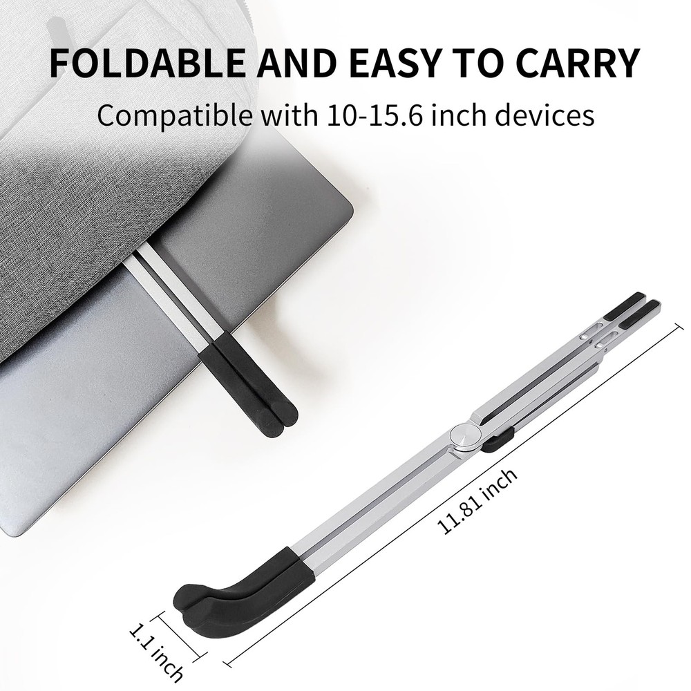 Protable Laptop Stand for Desk,Foldable Laptop Riser Holder,Ventilated Coolin...