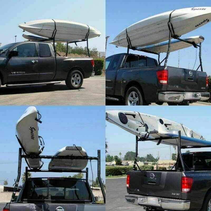 2 Pairs Kayak Roof Rack Carrier Boat Ski Surf Roof Mount Car Cross J-Bar Rack