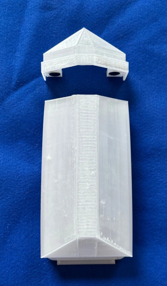 Seed Hopper Extender. Compatible with Bird Buddy. Translucent White.