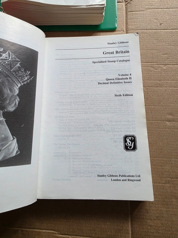 Stamp Catalogues Gibbons GB Vol 4 QEII 9th 7th 6th Edition Alan Wilson Machins