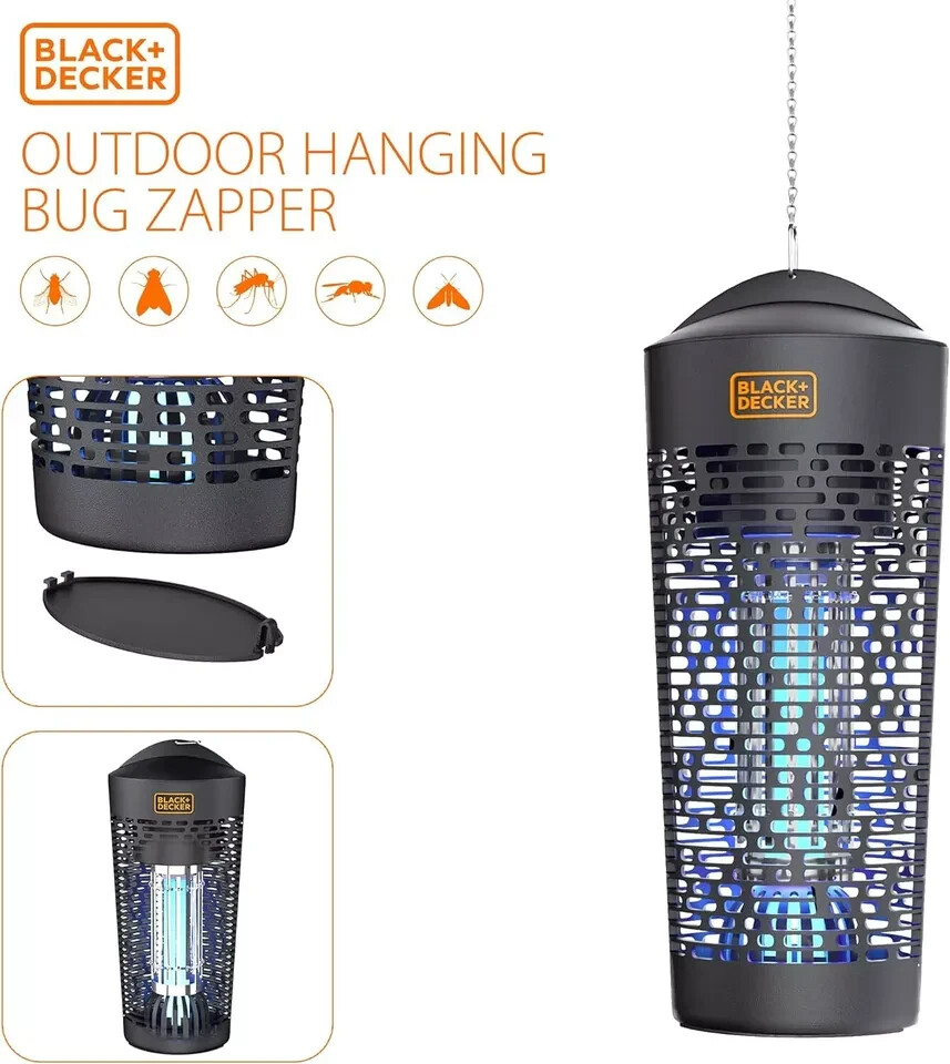 BLACK+DECKER BDPC958 Outdoor Hanging Bug Zapper
