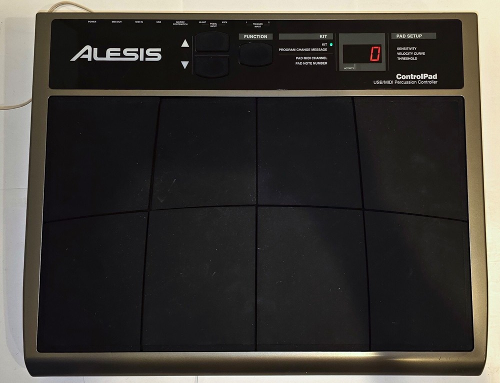 ALESIS ControlPad USB/MIDI Percussion Controller Pad for MIDI & DAW plugins