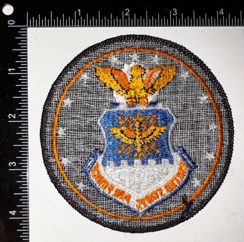 OLDER USAF US Air Force PX BLACK TWILL Patch