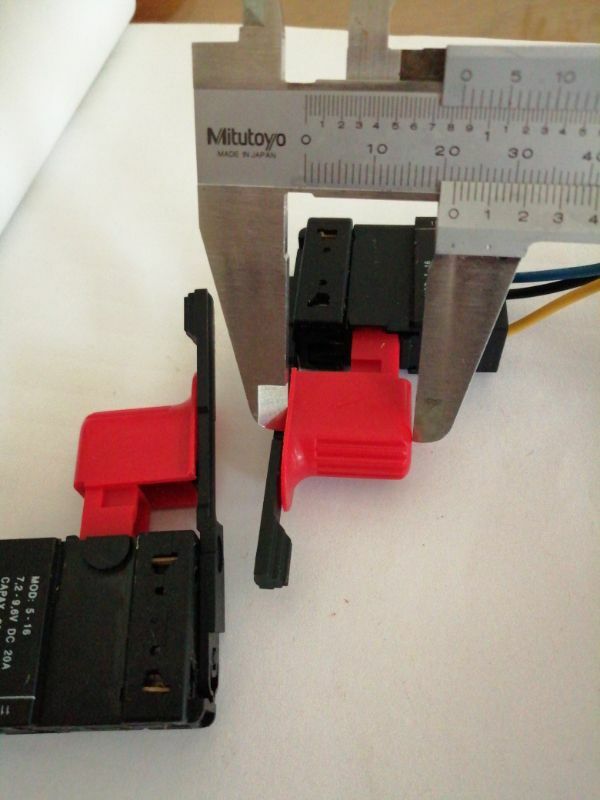 1PCS CAPAX-03 CAPAX03 7.2V-9.6V DC 20A Trigger Switch For Electric Tools