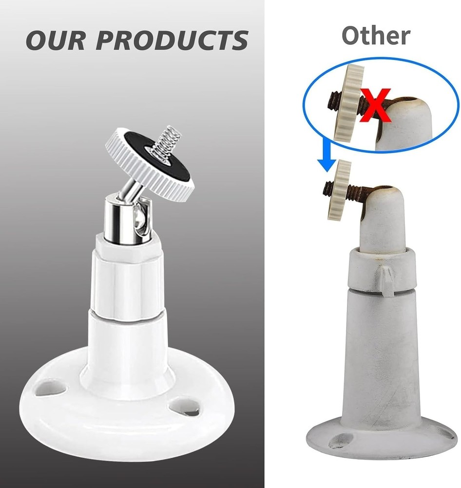 2 Pack Wall Mount Holder Compatible with Simplisafe Outdoor Security Camera