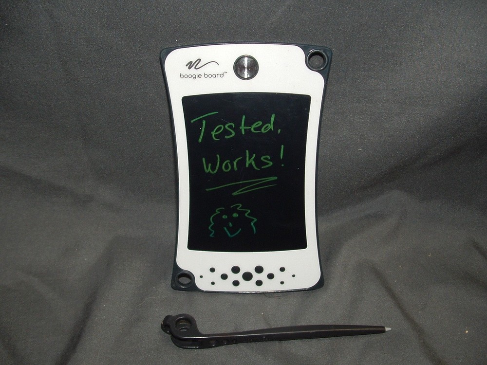 Black & White Boogie Board model WT13087C E-Writer LCD Digital Writing Tablet