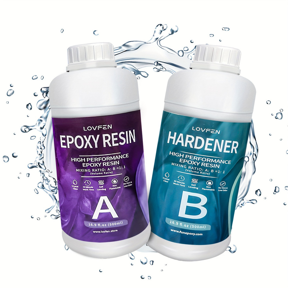 Fast Cure 1:1 -  Clear Epoxy Resin - 35oz Kit