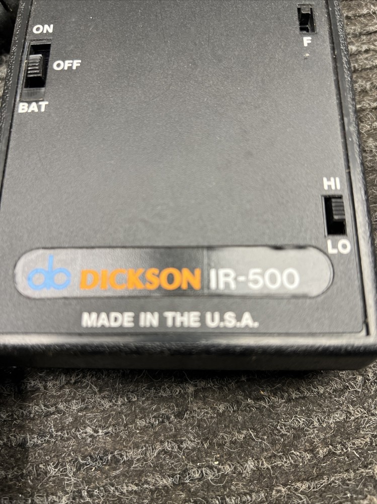 Used Dickson IR-500 Infrared Temperature Measuring Sensor 9V-DC