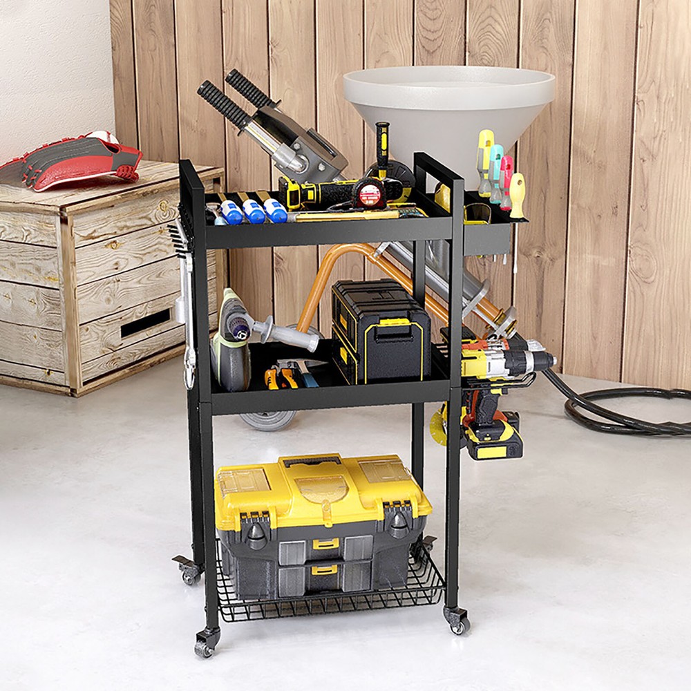 Power Tool Organizer Tool Organizer with Wheels Power Tool?Storage Cart