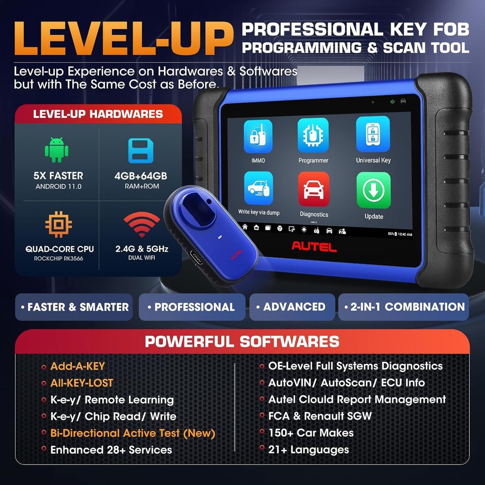 2024 Autel MaxiIM IM508S IMMO Key Programming Tool All System Diagnostic Scanner