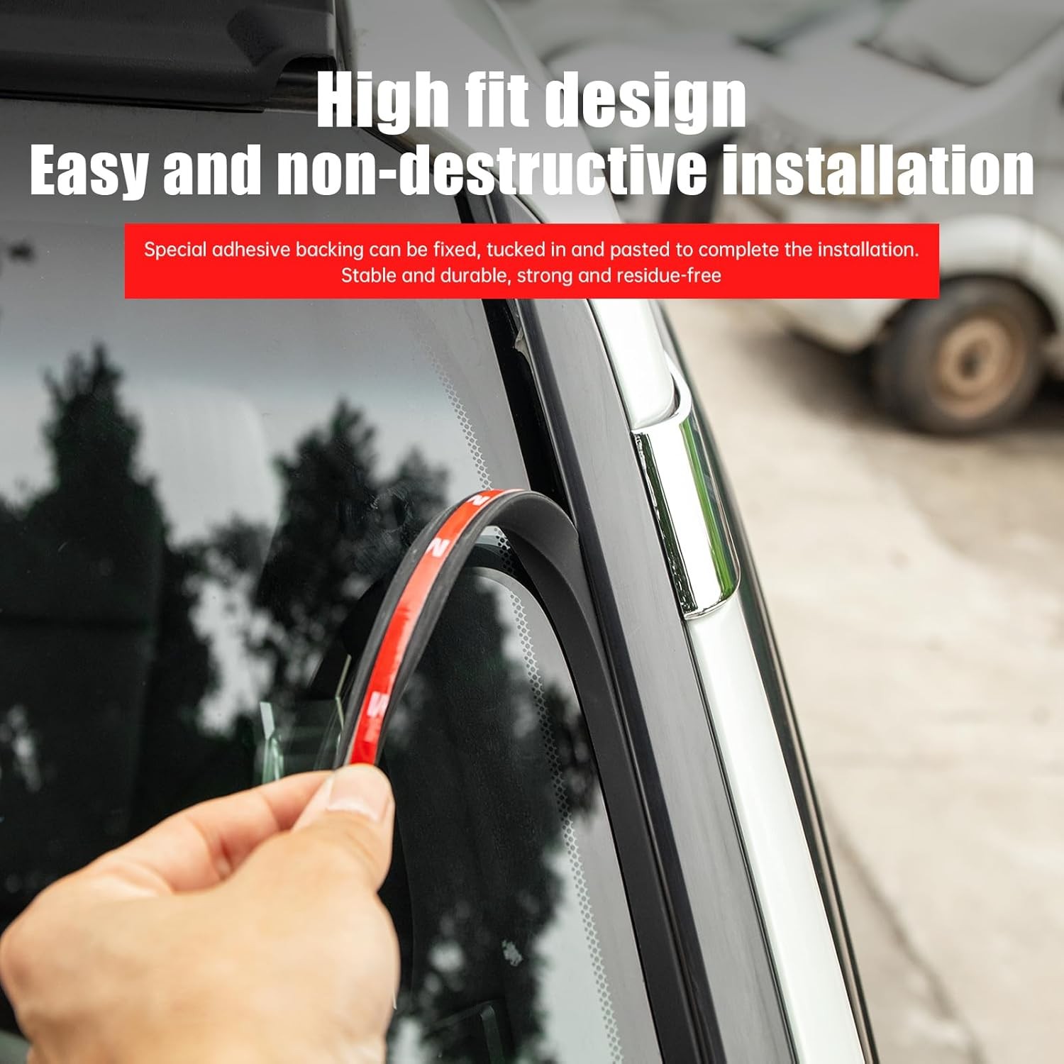 Front Glass Sealing Tape for 2024 2025 Lexus GX550 GX550H soundproofing Noise Re